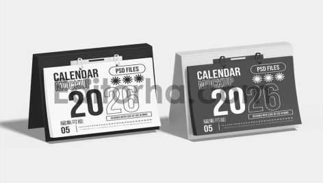 Desk Calendar Mockup3