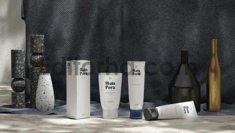 Elegant Cosmetic Tube Mockup Design1