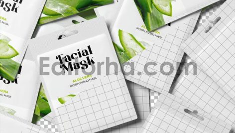 Facial Mask Sachet Mockup4