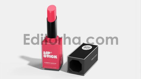 Lipstick Cosmetic Product Mockup1