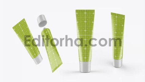 Lotion Cosmetic Tube Mockup2