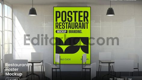 Restaurant Poster Mockup1