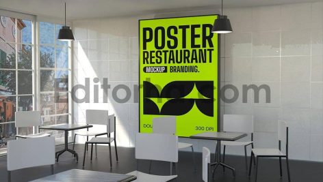 Restaurant Poster Mockup4