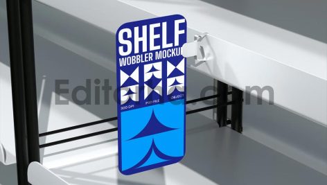 Shelf Wobbler Mockup5