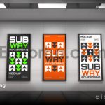 Subway Advertising Mockup1