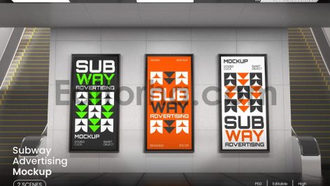 Subway Advertising Mockup1