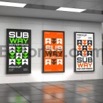 Subway Advertising Mockup5